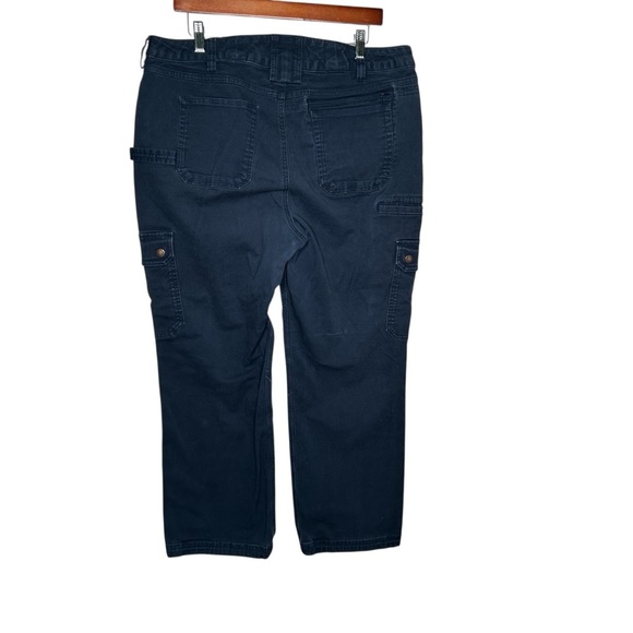 Duluth Trading Co Blue Ankle Cropped Jeans - Picture 4 of 6
